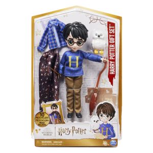 Wizarding World Harry Potter - Harry Potter-pop van 20 cm met onzichtbaarheidsmantel en 5 poppenaccessoires - Cadeauset