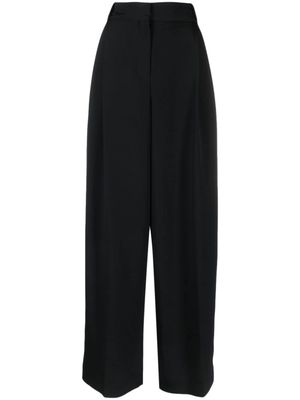 The Mannei pantalon ample Arda à taille-haute - Noir