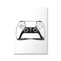 Poster - Joystick / Zwart en Wit / 02