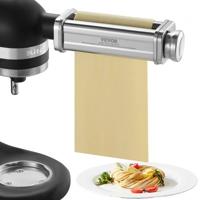 VEVOR handmatige pastamachine roestvrij staal, roestvrij staal verse handmatige pastarollermachine verstelbare Italiaanse platte deegmachine pastamachine pastamachine voor spaghetti, lasagne, tagliatelle