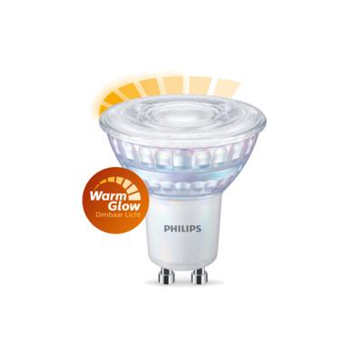 Philips LED lamp GU10 2.6Watt dimbaar Warm Glow 230Volt