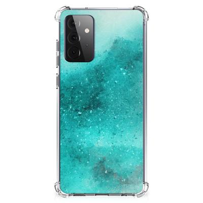 Back Cover Samsung Galaxy A72 4G/5G Painting Blue Back Cover Samsung Galaxy A72 4G/5G Painting Blue