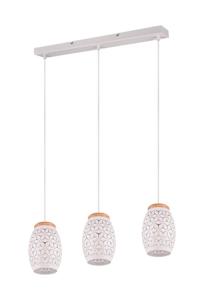 Trio Witte hanglamp Bidar 3-lichts R31573031