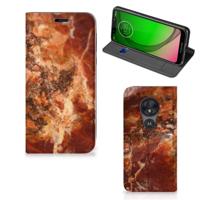 Motorola Moto G7 Play | Standcase | Marmer Bruin