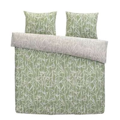 At Home by Beddinghouse dekbedovertrek Rustle - groen - 240x200/220 cm