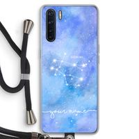 Sterrenbeeld - Licht: Oppo A91 Transparant Hoesje met koord