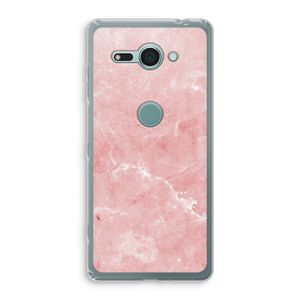Roze marmer: Sony Xperia XZ2 Compact Transparant Hoesje