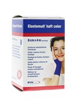 Elastomull Haft 4m x 8cm 72207 4 blauw (1 st) - thumbnail