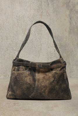 Grote leren tas studio - BROWN - U