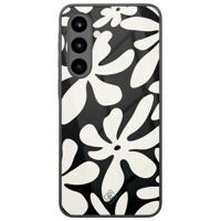 Samsung Galaxy A57 glazen hardcase - Noir bloom