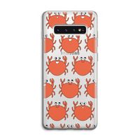 Krab: Samsung Galaxy S10 4G Transparant Hoesje