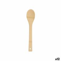 Pollepel Kinvara KT200063-3 Bamboe 6 x 30 x 0,8 cm (12 Stuks)