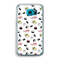 Sushi time: Samsung Galaxy S6 Transparant Hoesje