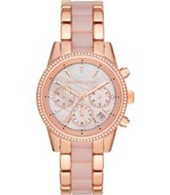Horlogeband Michael Kors MK6769 Roestvrij staal (RVS) Rosé 18mm