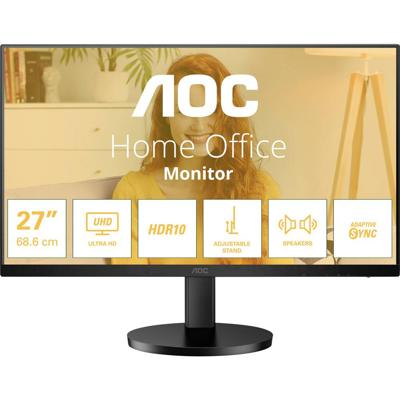AOC U27B3AF LED-monitor Energielabel F (A - G) 68.6 cm (27 inch) 3840 x 2160 Pixel 16:9 4 ms DisplayPort, HDMI IPS LED
