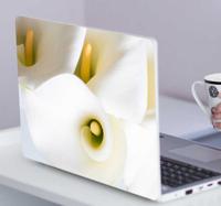 Laptop sticker calla bloem