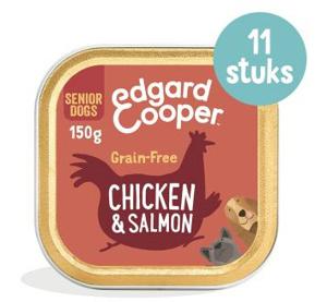 Edgard & Cooper hond Kip & Zalm Kuipje 11 x 150gr