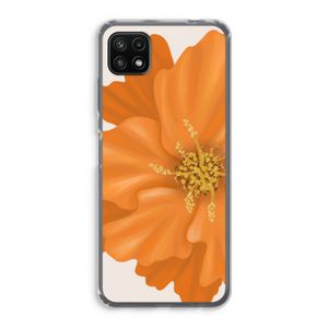 Orange Ellila flower: Samsung Galaxy A22 5G Transparant Hoesje