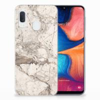 Samsung Galaxy A20e | TPU | Siliconen hoesje | Marmer Beige