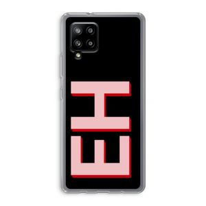 Monogram: Samsung Galaxy A42 5G Transparant Hoesje