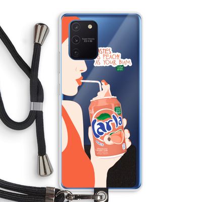 Peach please!: Samsung Galaxy Note 10 Lite Transparant Hoesje met koord