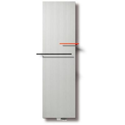 Vasco Bryce Plus BV designradiator 1800x600mm 2184W aansluiting 0066 wit structuur 209060180mb0900