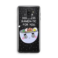 I'm A Hopeless Ramen-Tic For You: Samsung Galaxy J8 (2018) Transparant Hoesje