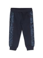 Versace Kids pantalon de jogging à imprimé Barocco - Bleu - thumbnail