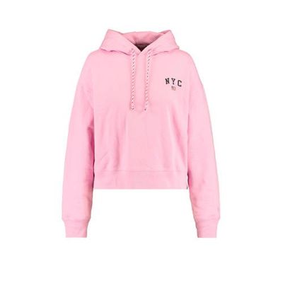 America Today hoodie Suki met tekst roze America Today hoodie Suki met tekst roze