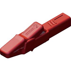 SKS Hirschmann AK 2 B Veiligheids-krokodilklem Steekaansluiting 4 mm CAT II 300 V Rood