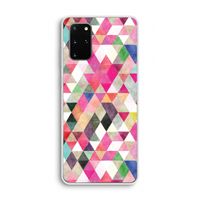 Gekleurde driehoekjes: Samsung Galaxy S20 Plus Transparant Hoesje