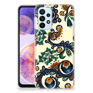 Siliconen Hoesje Samsung Galaxy A23 Barok Flower