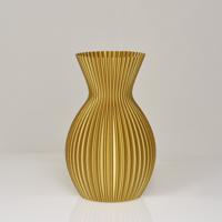 Lily 3D vaas 20x13cm Goud Metallic