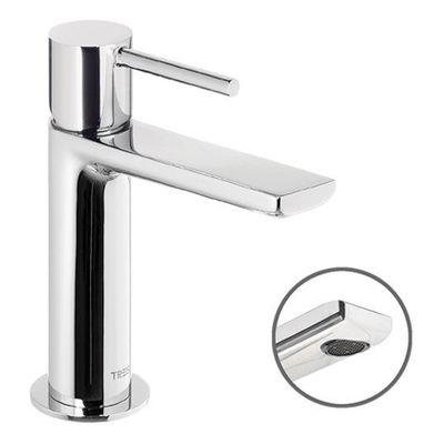 Wastafelkraan Tres Max | Opbouw | Mengkraan | Standaard model | 1-hendel | Rond | Chroom