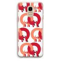 Dogs: Samsung Galaxy J6 (2018) Transparant Hoesje Dogs: Samsung Galaxy J6 (2018) Transparant Hoesje