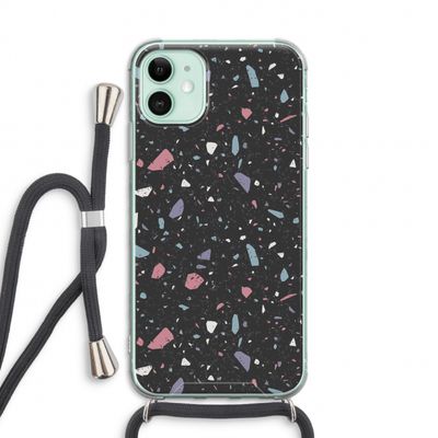 Terrazzo N°16: iPhone 11 Transparant Hoesje met koord