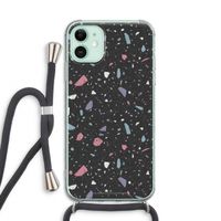 Terrazzo N°16: iPhone 11 Transparant Hoesje met koord