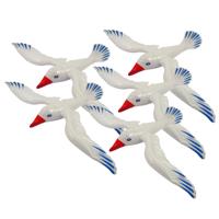5x stuks opblaasbare zeemeeuw vogels 67 cm