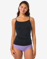 HEMA Dameshemd katoen spaghettibandjes zwart (zwart)