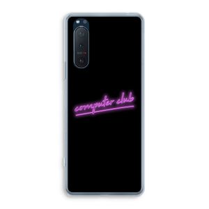 Vice Black: Sony Xperia 5 II Transparant Hoesje