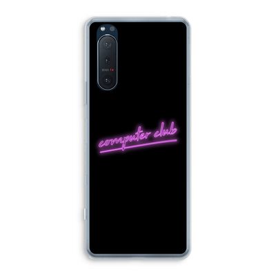 Vice Black: Sony Xperia 5 II Transparant Hoesje