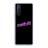 Vice Black: Sony Xperia 5 II Transparant Hoesje