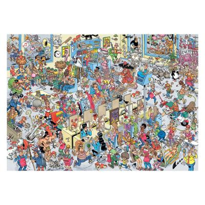 Jumbo Jan van haasteren legpuzzel - bij de kapper, 1000st.