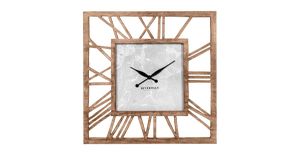 Riverdale Wandklok Chuck wood bruin 90 cm