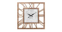 Riverdale Wandklok Chuck wood bruin 90 cm - thumbnail