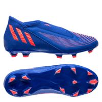 adidas Predator Edge .3 Laceless FG Sapphire Edge - Donkerblauw/Turbo Kinderen - thumbnail