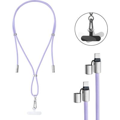 Intenso USB-C-kabel USB 2.0 USB-C stekker, USB-C stekker 1.65 m Lila Telefoonkoord 7991003