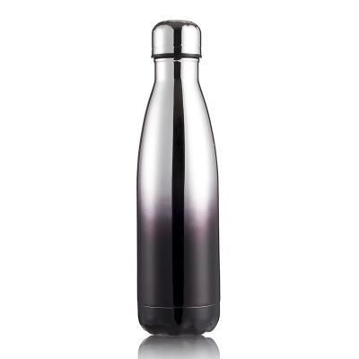 Thermische beker vacuüm kolf warmte waterfles draagbare RVS sport ketel capaciteit: 500ml (wit goud zwart)