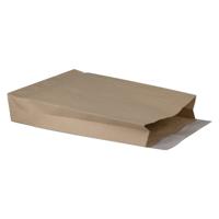 Graspapier verzendzakken lichtbruin 300 x 80 x 430 mm 100 gram/m2