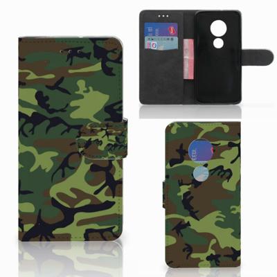 Motorola Moto G7 Play | Telefoon Hoesje | Army Dark